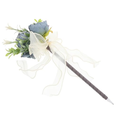 YARNOW Kugelschreiber mit Rosenimitat Blumenstifte Masse Künstliche Rosen-Schreibstifte dekorative Stifte Valentinstag-Blumenstifte süße Stifte für Mädchen flüssig Blue YARNOW Kugelschreiber mit Rosenimitat Blumenstifte Masse Künstliche Rosen-Schreibstifte dekorative Stifte Valentinstag-Blumenstifte süße Stifte für Mädchen flüssig Blue von YARNOW