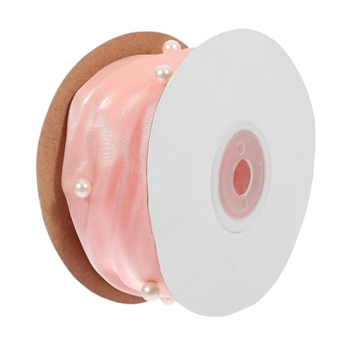 YARNOW Luxuriöses Satinband für Haarspangen und Geschenkverpackungen DIY Ribbon Rosa mit Doppelter Schicht für Hochzeiten Partys und Elegante Dekorationen von YARNOW