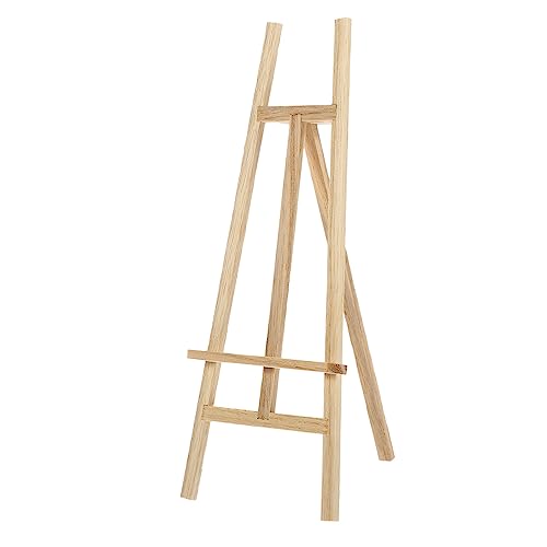 YARNOW Maßstab Hölzerne Desktop Staffelei Zubehör Für Kreative Spielsz Szenen Puppenhaus Dekoration Aus Hochwertigem Holz Gefertigt von YARNOW
