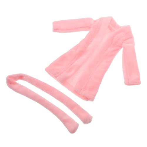 YARNOW Mini Bademantel für Puppen Bequeme Maschinenwaschbare Kleidung aus Weichem Material für Puppen Vielseitig und Kreativ Einsetzbar Perfektes Zubehör für Puppenspiele von YARNOW