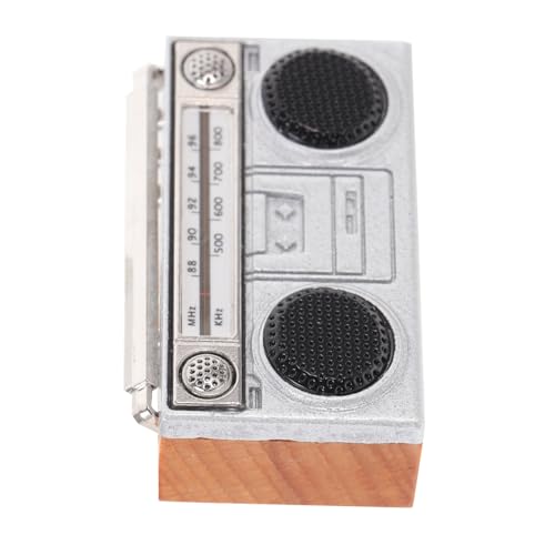 YARNOW Mini Bastelarbeiten Vintage Ornamente Radio Retro Vintage Heimdekor Landschaftslayout Requisite Mini Zubehör Schreibtisch Ornament Mini Dekore YARNOW Mini Bastelarbeiten Vintage Ornamente Radio Retro Vintage Heimdekor Landschaftslayout Requisite Mini Zubehör Schreibtisch Ornament Mini Dekore von YARNOW