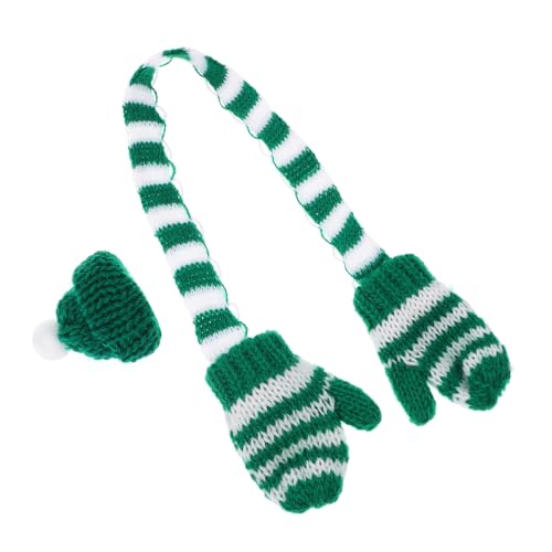 YARNOW Mini Weihnachtsmütze und Schal für Puppen Kreative Weihnachtsdekoration für Miniaturszenen Geeignet für Schneemänner und DIY Bastelprojekte und Bequem Rot Weiß YARNOW Mini Weihnachtsmütze und Schal für Puppen Kreative Weihnachtsdekoration für Miniaturszenen Geeignet für Schneemänner und DIY Bastelprojekte und Bequem Rot Weiß von YARNOW