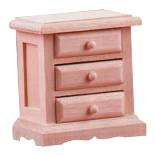 YARNOW Miniatur Holz Kommode Miniaturmöbel Puppenhaus Dekoration Niedliches Miniatur Schrank Modell für Kinderzimmer Wohnzimmer Büro YARNOW Miniatur Holz Kommode Miniaturmöbel Puppenhaus Dekoration Niedliches Miniatur Schrank Modell für Kinderzimmer Wohnzimmer Büro von YARNOW