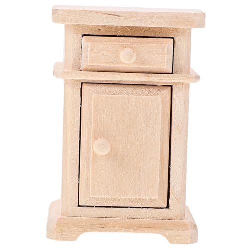 YARNOW Miniatur Möbel Schrank aus Holz für Puppenhaus Dekoratives Modell Praktisch und Stabil für Mini Haus Deko und Mikrolandschaften Unbehandelt YARNOW Miniatur Möbel Schrank aus Holz für Puppenhaus Dekoratives Modell Praktisch und Stabil für Mini Haus Deko und Mikrolandschaften Unbehandelt von YARNOW