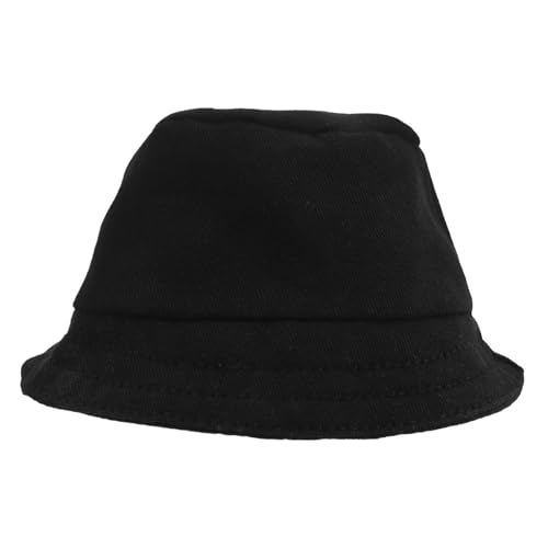 YARNOW Minihüte zum Basteln Rosa für Kappe Mini-Puppenmütze gestrickt winzig austauschbare Mini-Hüte Puppenhut Miniaturhüte Mini-Puppenhüte austauschbare Puppenhüte Polyester Schwarz von YARNOW