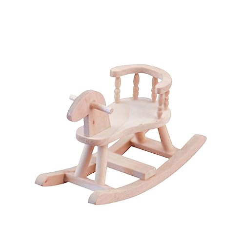 YARNOW Puppenhaus Zubehör Stabile Kleine Holzfigur Geruchsneutral Langlebig Fein Verarbeitet für DIY Malen und Dekoratives Puppenwelt Accessoire von YARNOW