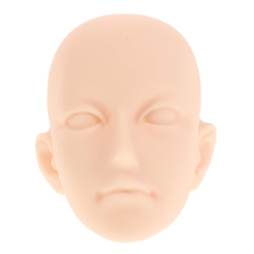 YARNOW Puppenköpfe für Make Up Übungen Austauschbare mit Weicher Glatze Realistische Details für Anfänger und Profis für Puppen Schlüsselanhänger von YARNOW