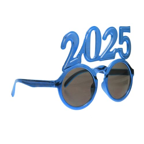 YARNOW Runde Digitale Brille Für Silvester Ausgefallene Partyaccessoires Lustige Fotoautomaten Requisiten Leicht Und Langlebig Für Gesichtsformen von YARNOW