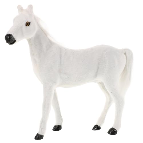 YARNOW Simuliertes Ponymodell Pferdespielzeug für Mädchen Mini-Pferdefiguren Pferde-Actionfigur Pferdefiguren für Pferde pferdespielzeug für Kleinkinder Plüschstoff Weiß YARNOW Simuliertes Ponymodell Pferdespielzeug für Mädchen Mini-Pferdefiguren Pferde-Actionfigur Pferdefiguren für Pferde pferdespielzeug für Kleinkinder Plüschstoff Weiß von YARNOW