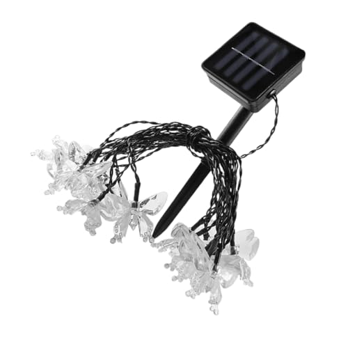 YARNOW Solar Schmetterling Lichterkette LED Außenbeleuchtung für Garten Terrasse und Hochzeiten mit Funktionen für Fabelhafte Festdekorationen YARNOW Solar Schmetterling Lichterkette LED Außenbeleuchtung für Garten Terrasse und Hochzeiten mit Funktionen für Fabelhafte Festdekorationen von YARNOW