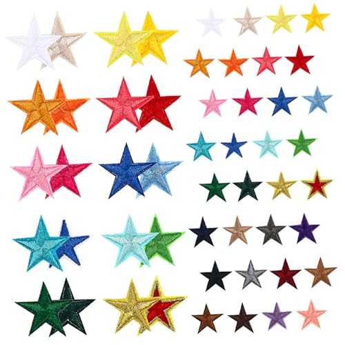 YARNOW Stern Aufbügel Patches Farben Stickerei Aufnäher für Kleidung Diy Projekte Rucksäcke Handwerksbedarf Einfach Anzuwenden Vielseitig Einsetzbar YARNOW Stern Aufbügel Patches Farben Stickerei Aufnäher für Kleidung Diy Projekte Rucksäcke Handwerksbedarf Einfach Anzuwenden Vielseitig Einsetzbar von YARNOW