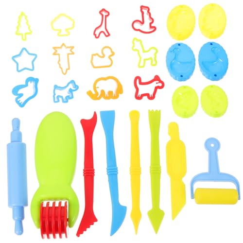 YARNOW Teiliges DIY Knetwerkzeug Set für Farbenfrohe Knetformen und Modellierwerkzeuge Ergonomisch Geformt für Einfaches Schneiden Formen und Fördert Kreativität und Feinmotorik bei YARNOW Teiliges DIY Knetwerkzeug Set für Farbenfrohe Knetformen und Modellierwerkzeuge Ergonomisch Geformt für Einfaches Schneiden Formen und Fördert Kreativität und Feinmotorik bei von YARNOW