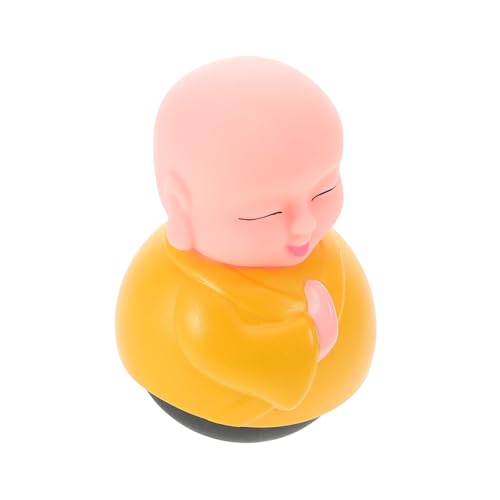 YARNOW Tumbler -Puppe Deko Becherverzierung Kleine Spielsachen Für Winzige Spielsachen Minifiguren Für Miniaturfiguren PVC – Vinyl Gelb von YARNOW