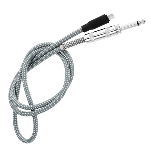 YARNOW USB c zu Audioaufnahmekabel für Gitarre Kompatibel Gitarren Smartphones PC Langlebiges Kupfermaterial Tragbar und Einfach zu Bedienen von YARNOW