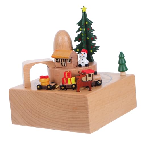 YARNOW Vintage Rotierende Musikbox Holz Pferdes Musiklbox Für Mädchen Frauen Home Decoration Geburtstagdekoration Für Jeden von YARNOW
