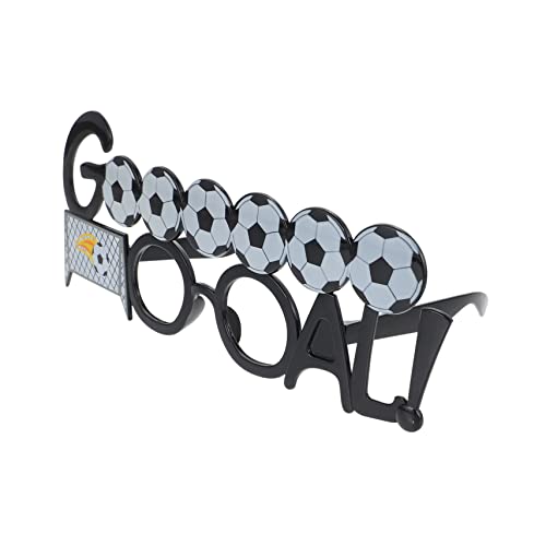 YARNOW Wm-brille Ball Lustig Form Led Brillenstütze Neuartige Sonnenbrille Sport-partybrille Party-requisite Gefälschte Kinderbrille Sportornamente Weiß Plastik von YARNOW