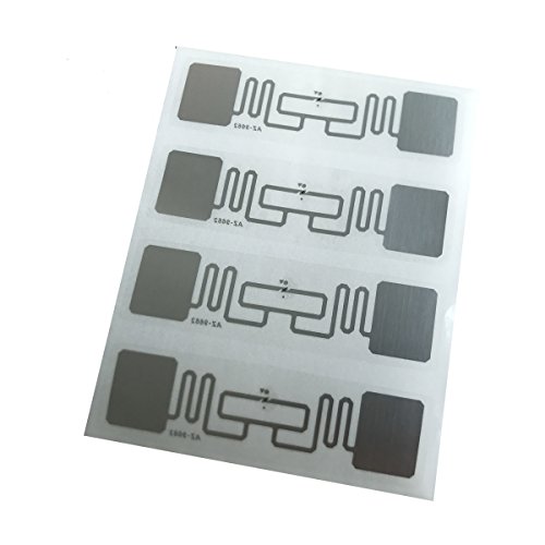 YARONGTECH az9662 ISO 18000-6C Alien H3 70 x 17 UHF Tag RFID selbstklebend Tag Einlage RFID Label Rosenblätter 500 Stück von YARONGTECH