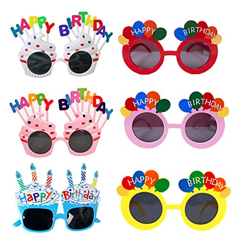 YAVO-EU Alles Gute zum Geburtstag Brille,6 Paar Neuheit Alles Gute zum Geburtstag Party Sonnenbrillen,Sehr gut geeignet für Party Photo Booth Requisiten etc YAVO-EU Alles Gute zum Geburtstag Brille,6 Paar Neuheit Alles Gute zum Geburtstag Party Sonnenbrillen,Sehr gut geeignet für Party Photo Booth Requisiten etc von YAVO-EU