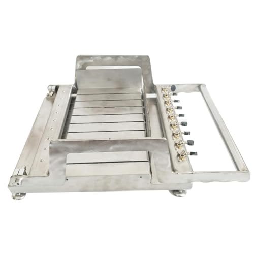 YAVTNUIO Hausgemachter Seifenschneider, Edelstahl-Mehrdraht-Seifenschneider Mit Einstellbarer Drahtspannung, Schneidetischgröße 300 * 180mm, Drahtabstand 30mm, Für DIY-Seife von YAVTNUIO