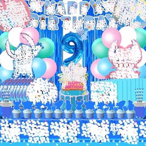 100pcs Lil Und Stitc Geburtstag Deko, Stitc Party Deko, Stitc Geburtstagsdeko 9 Jahre, Stitc Deko Geburtstag, Stitc Luftballon, Partygeschirr, Tortendeko, Stitc Kuchen Deko fur Kindergeburtstag 100pcs Lil Und Stitc Geburtstag Deko, Stitc Party Deko, Stitc Geburtstagsdeko 9 Jahre, Stitc Deko Geburtstag, Stitc Luftballon, Partygeschirr, Tortendeko, Stitc Kuchen Deko fur Kindergeburtstag von YAXMME