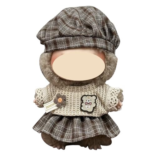 YAYNO Niedliche Mini Plüsch Puppen Kleidung Outfit nur Bekleidungs zubehör für 17cm Labubu Puppe DIY Kinder Geschenke Labubu Puppenzubehör, Einschließlich Kleidung und Hüte (Puppen Nicht Enthalten) YAYNO Niedliche Mini Plüsch Puppen Kleidung Outfit nur Bekleidungs zubehör für 17cm Labubu Puppe DIY Kinder Geschenke Labubu Puppenzubehör, Einschließlich Kleidung und Hüte (Puppen Nicht Enthalten) von YAYNO