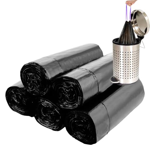 YAYODS 155 Stück Starke Müllbeutel 10L mit Zugband - 40x45cm Reißfeste Mülltüten aus Recycling HDPE 75 μm Extra Stärke Müllsack Tropf- und Durchstoßsichere - Trash Bags für Küche, Büro, Wohnzimmer YAYODS 155 Stück Starke Müllbeutel 10L mit Zugband - 40x45cm Reißfeste Mülltüten aus Recycling HDPE 75 μm Extra Stärke Müllsack Tropf- und Durchstoßsichere - Trash Bags für Küche, Büro, Wohnzimmer von YAYODS