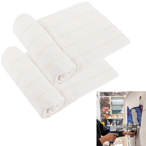 YAYODS 2 Stück Natur Leinenstoff Punch Needle Stoff zum Sticken - 150x100cm Aida-Stoff, Handarbeiten-Stoffe zum Nähen, Stickstoff Sticken-Stoff für Näharbeit DIY Basteln Handwerken von YAYODS