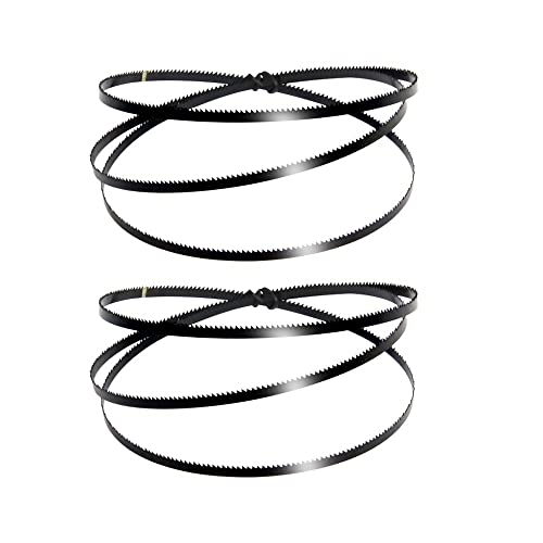 Geschliffenes Zahnsägeblatt, 3 Stück 1065 x 5 x 0,35 mm Bandsägeblätter TPI 14/24 for Pr0xx0n Micro Bandsäge MBS/E Bandsäge -(14 TPI) von YBAAKZIIR