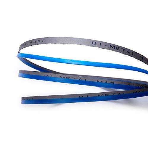 Geschliffenes Zahnsägeblatt, 3 Stücke 1140mm * 13mm * 0,65mm * 14tpi Bandsägeblätter M42 Metallbandsägeblätter 44-7/8 "x 1/2" x 0,025 "Sägeblatt(14T) von YBAAKZIIR