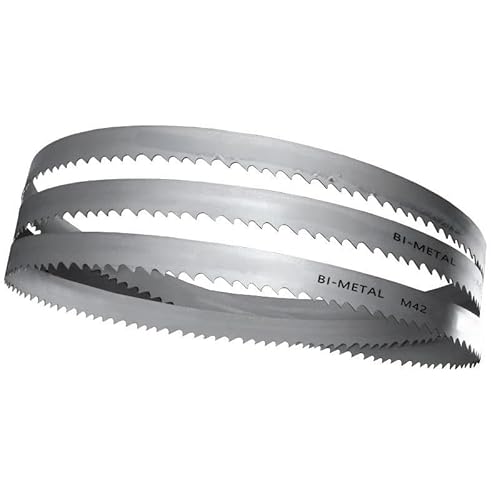 Geschliffenes Zahnsägeblatt, 6–10 TPI Bi-Metall 1/2 Zoll Bandsägeblatt, 13 x 0,6 mm Bandsägeblatt, M42 Kompakt-Bandsägeblatt for Knochen, Aluminium, Eisen, 1 Stück(1085mm) von YBAAKZIIR