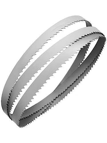 Geschliffenes Zahnsägeblatt, M42 1/2" Bandsägeblätter 1400 1140 1790 2240 x 13 mm mit 6, 14Tpi Bi-Metall-Bandsägeblatt for Schneiden von Hartholz und Metall, 1 Stück(14Tpi,1570mm) von YBAAKZIIR