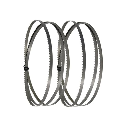 Geschliffenes Zahnsägeblatt, Tragbares Bandsägeblatt, 14TPI x 1/4 Zoll Bandsägeblätter, 6 mm Bandsägeblätter for die Holzbearbeitung, Holz- und Kunststoffschnitt, 2 Stück(42 x 1/4 inch) von YBAAKZIIR