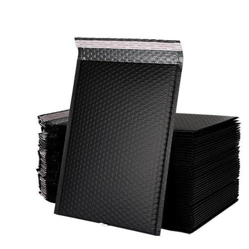 Luftpolster-Versandtaschen, 100 Stück grüne Luftpolstertaschen, gepolsterte Versandumschläge, Versandtaschen aus Poly for Verpackungen, selbstdichtende Versandtaschen, Luftpolsterpolsterung(100Pcs Bla von YBAAKZIIR
