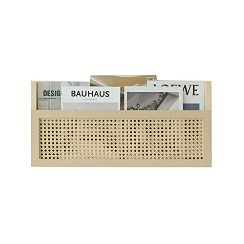 Mesh Wandliteraturhalter， Wand-Organizer for Eingangsbereich, Wohnzimmer, Wartezimmer, Kinderzimmer, Büro, Größe 63 x 30 x 9 cm von YBAAKZIIR