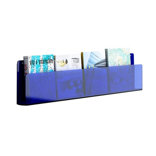 Mesh Wandliteraturhalter， Wandhalterung, Aufbewahrungsständer, Aufbewahrungsständer for Bücher, Alben, Zeitschriftenhalter, Organizer for Bürodateien(120cm) von YBAAKZIIR