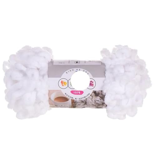 Polyester-Jumbo-Schlingengarn, Finger Loop Chenille Garn 1pc 100g Polyester Multicolor for Stricken(Color-17) von YBAAKZIIR