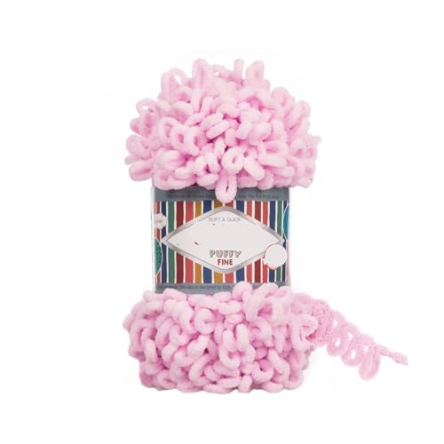 Polyester-Jumbo-Schlingengarn, Finger Loop Garn 100g Mehrfarbig(Color-06) von YBAAKZIIR