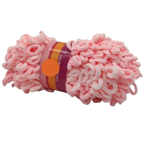 Polyester-Jumbo-Schlingengarn, Finger Loop Garn 100g Mehrfarbig(Color-10) von YBAAKZIIR