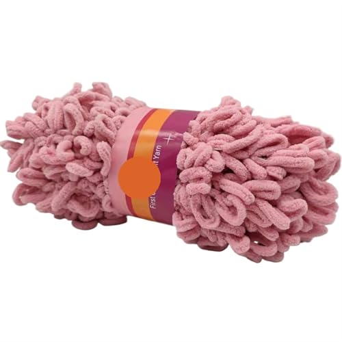 Polyester-Jumbo-Schlingengarn, Finger Loop Garn 100g Mehrfarbig(Color-12) von YBAAKZIIR