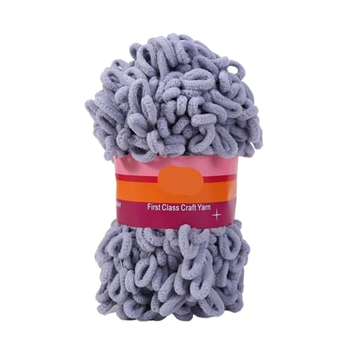 Polyester-Jumbo-Schlingengarn, Finger Loop Garn 100g Mehrfarbig(Color-2) von YBAAKZIIR