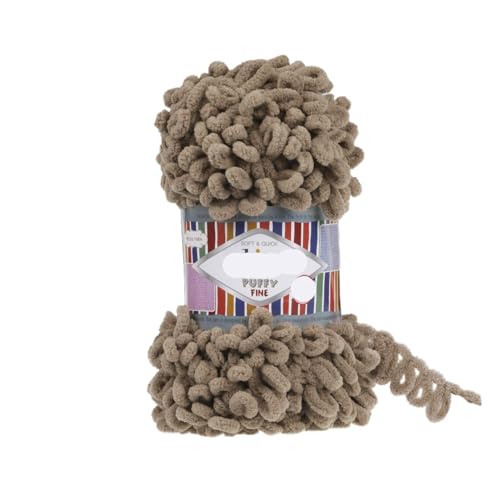 Polyester-Jumbo-Schlingengarn, Finger Loop Garn 100g Mehrfarbig(Color-22) von YBAAKZIIR