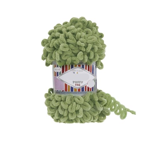 Polyester-Jumbo-Schlingengarn, Finger Loop Garn 100g Mehrfarbig(Color-24) von YBAAKZIIR