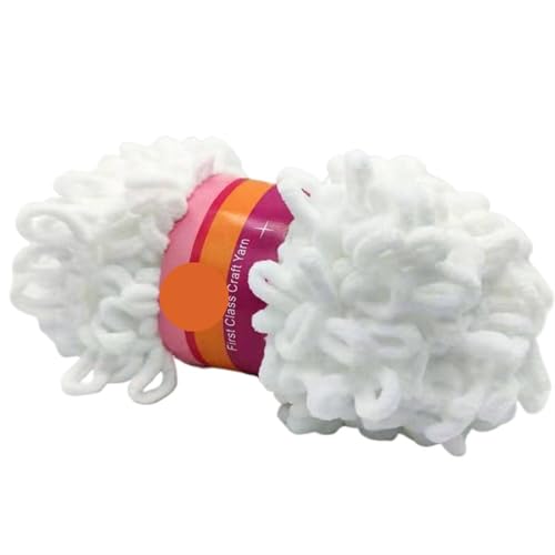 Polyester-Jumbo-Schlingengarn, Finger Loop Garn 100g Mehrfarbig(Color-3) von YBAAKZIIR