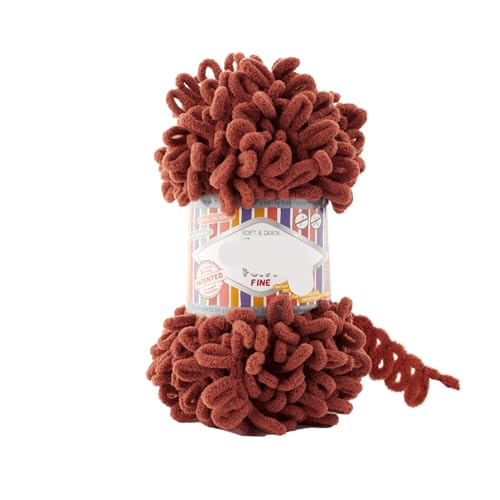 Polyester-Jumbo-Schlingengarn, Finger Loop Garn 100g Mehrfarbig(Color-31) von YBAAKZIIR