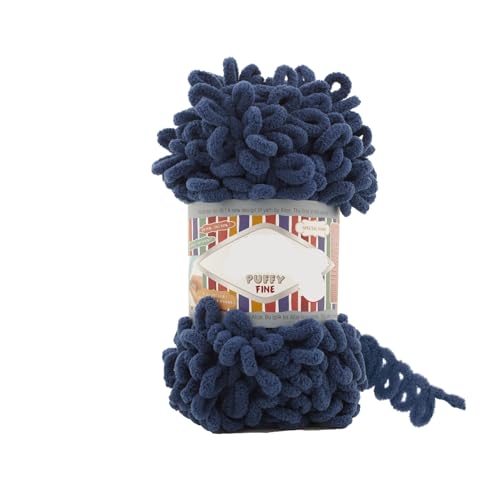 Polyester-Jumbo-Schlingengarn, Finger Loop Garn 100g Mehrfarbig(Color-32) von YBAAKZIIR