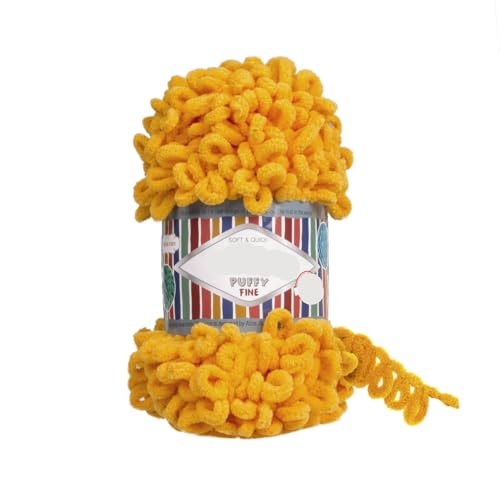 Polyester-Jumbo-Schlingengarn, Finger Loop Garn 100g Mehrfarbig(Color-33) von YBAAKZIIR