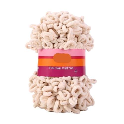 Polyester-Jumbo-Schlingengarn, Finger Loop Garn 100g Mehrfarbig(Color-5) von YBAAKZIIR