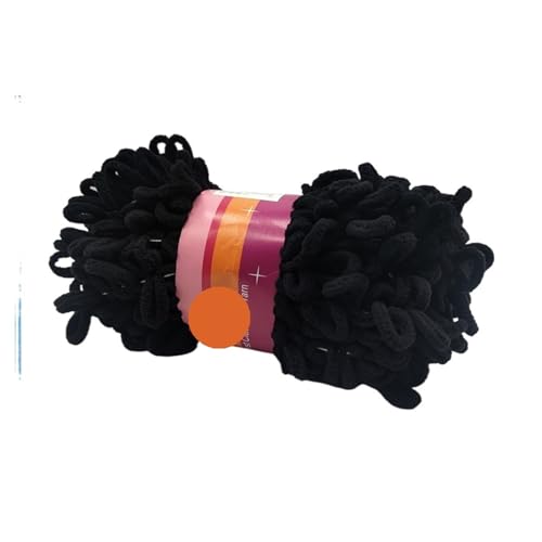 Polyester-Jumbo-Schlingengarn, Finger Loop Garn 100g Mehrfarbig(Color-8) von YBAAKZIIR