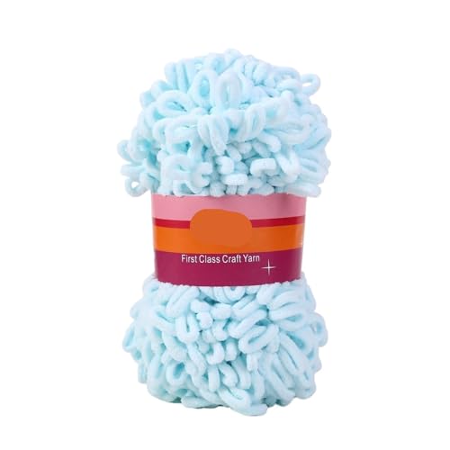 Polyester-Jumbo-Schlingengarn, Finger Loop Garn 100g Mehrfarbig(Color-9) von YBAAKZIIR