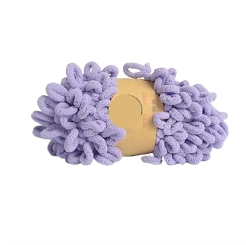 Polyester-Jumbo-Schlingengarn, Fingerloop-Garn, 100 g, 7 m, mehrfarbig(Color-1) von YBAAKZIIR